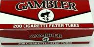 🚬 gambler king size regular cigarette tubes - 5 box pack logo