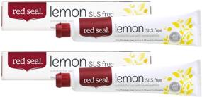 img 4 attached to Red Seal Lemon Toothpaste: Mint Free, Fluoride 🍋 Free, SLS Free - Refreshing Citrus Flavor for Homeopaths, 2-Pack