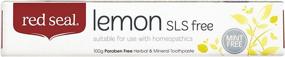 img 2 attached to Red Seal Lemon Toothpaste: Mint Free, Fluoride 🍋 Free, SLS Free - Refreshing Citrus Flavor for Homeopaths, 2-Pack