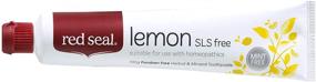 img 3 attached to Red Seal Lemon Toothpaste: Mint Free, Fluoride 🍋 Free, SLS Free - Refreshing Citrus Flavor for Homeopaths, 2-Pack