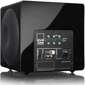 img 3 attached to 🔊 SVS 3000 Micro Subwoofer with Dual 8-inch Drivers - Piano Gloss Black (Fully Active)