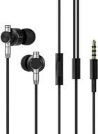 🎧 reecho wired earbuds with microphone, noise cancelling & hi-fi sound - compatible with computer and cell phone logo