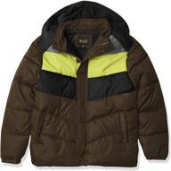 ixtreme boys colorblock puffer forest boys' clothing logo