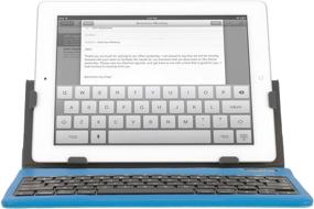 img 2 attached to 🔵 iHome Type Series: Slim Bluetooth Keyboard Case for iPad 2/3/4, Blue