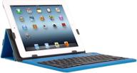 🔵 ihome type series: slim bluetooth keyboard case for ipad 2/3/4, blue logo
