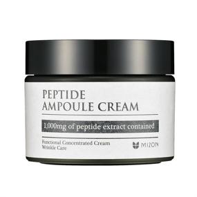 img 1 attached to 🌟 Ultimate Skin Rejuvenation with Mizon Peptide Ampoule Cream 1.69 fl oz: Highly Concentrated Peptides for Unmatched Skin Protection, Elasticity, Moisture, and Soothing