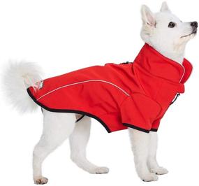 img 2 attached to 🐶 Stay Warm and Stylish with Blueberry Pet's Reflective Dog Softshell Jacket, Raincoat, and Windbreakers - Available in 4 Vibrant Colors!