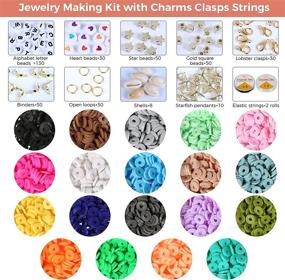 img 3 attached to 🌟 Exquisite BSFORV Polymer Jewelry: Perfect for Crafting Aesthetic Necklaces and Bracelets