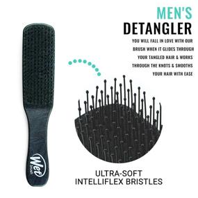 img 1 attached to Мокрая щетка Must-Have Wet Brush Men's Detangler для мужчин 👨 в глянцевом черном цвете - решение для волос без путаницы