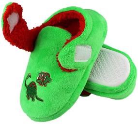 img 3 attached to 🦈 Comfortable and Safe Family Shark Slippers: Grab the Best Anti-Skid Little Boys' Shoes for Slippers!