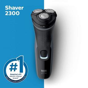 img 3 attached to 💈 Philips Norelco Shaver 2300 Black | Rechargeable Electric Shaver with PopUp Trimmer - S1211/81 | 1 Count