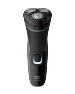 💈 philips norelco shaver 2300 black | rechargeable electric shaver with popup trimmer - s1211/81 | 1 count logo