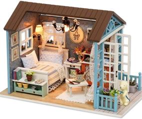 img 4 attached to Fsolis Dollhouse Miniature Furniture Movement Dolls & Accessories: Enhancing Dollhouse Experience