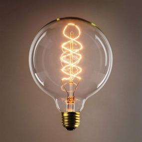 img 2 attached to Enhance Your Space with 40W Edison Globe Light Bulbs