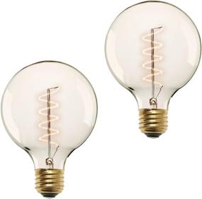 img 4 attached to Enhance Your Space with 40W Edison Globe Light Bulbs