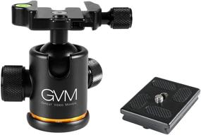 img 4 attached to 📷 GVM Professional Metal 360° Panoramic Ball Head with Quick Release Plate - 1/4 inch, 45lbs/20kg Load for Tripods, DSLRs, Monopods, Sliders, Camcorders, Cameras