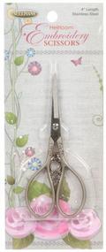 img 1 attached to 🧵 Sullivans Heirloom Embroidery Scissors 4"-Pewter Teardrop Handle: Timeless Elegance for Precise Stitching