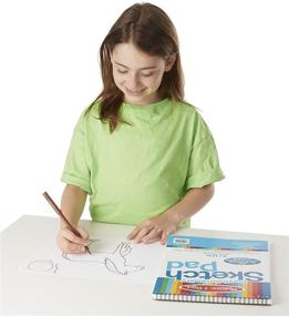 img 3 attached to 🎨 Melissa & Doug Sketch Pad (9"x12") - Ideal Artistic Canvas for Creative Inspiration