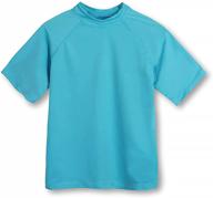 🌊 remeetou boys' quick dry short sleeve black rashguard - swimwear for active water activities logo