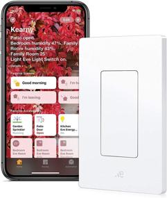 img 4 attached to 🏠 Eve Light Switch - Apple HomeKit Smart Home, Smart Light Switch with Timers &amp; Schedules, Bluetooth, App Compatibility