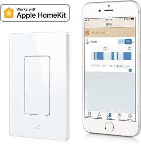 img 3 attached to 🏠 Eve Light Switch - Apple HomeKit Smart Home, Smart Light Switch with Timers &amp; Schedules, Bluetooth, App Compatibility