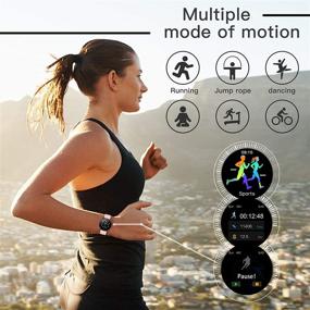 img 3 attached to Fitness Tracker For Men Women Smart Watch Activity Tracker With Heart Rate Monitor Sleep &Amp Cell Phones & Accessories for Accessories