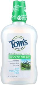 img 2 attached to Toms Maine Mouthwash Wkdfrsh Mint
