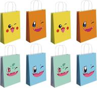 16 pieces pocket monster themed gift bags for game enthusiasts – party supplies and decorations for kids and adults birthdays – ideal party favors логотип