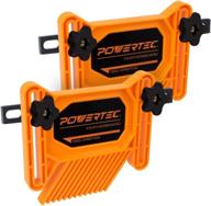 🛠️ powertec 71393 dual universal featherboards for versatile woodworking with flex and miter lock system – 2 pack (double stack edition) логотип