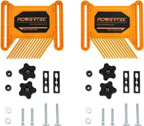 img 3 attached to 🛠️ POWERTEC 71393 Dual Universal Featherboards for Versatile Woodworking with Flex and Miter Lock System – 2 Pack (Double Stack Edition)