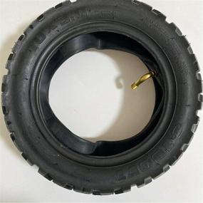 img 1 attached to 10x3 inch StepOK Off Road Pneumatic Tyre for Electric Scooter Zero 10X Zero 10