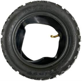 img 4 attached to 10x3 inch StepOK Off Road Pneumatic Tyre for Electric Scooter Zero 10X Zero 10