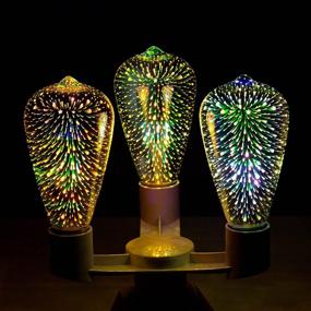 img 2 attached to 🎆 Brilliant Fireworks Decorative Light Bulb E26: Illuminate with Sparkling Magic