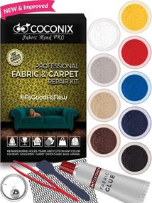 img 4 attached to 🛋️ Coconix Fabric and Carpet Repair Kit: Fix Cigarette Burn Holes, Tears, and Rips on Car Seats, Couches, and More - Easy Instructions for Perfectly Matching Colors