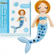 🐝 buzzing with creativity: bees me mermaid sewing kit for kids logo