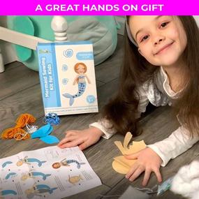 img 2 attached to 🐝 Buzzing with Creativity: Bees Me Mermaid Sewing Kit for Kids