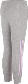 img 3 attached to Adidas Stripe Jogger Tights Leggings Girls' Clothing