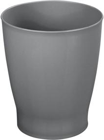 img 4 attached to MDesign Wastebasket Container Bathrooms Kitchens Bath