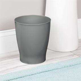 img 2 attached to MDesign Wastebasket Container Bathrooms Kitchens Bath