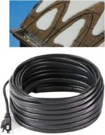❄️ h&g lifestyles roof snow de-icing heating cable - self-regulating plug-in ready heat cable 120ft - 8w per foot: ultimate winter protection for your roof logo