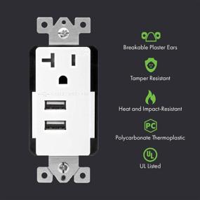 img 3 attached to ⚡️ High Speed Receptacle - Greener TU12048A W 4 8A 24W