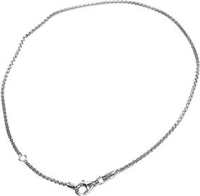 img 4 attached to ✨ Серебристая цепь родированного браслета с застежкой - женские украшения
