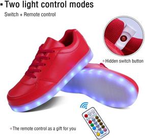 img 3 attached to 👟 Flash Control MILEADER Charging Sneakers for Stylish Men - Fashionable Sneakers