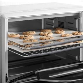 img 3 attached to 🔥 Silicone Oven Rack Guards 4 Pack: Heat Resistant Shields to Protect Against Burns (Gray, 14 Inch Long)