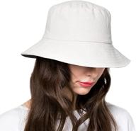 👒 stylish upf 50+ bucket hats for women: sun protection and summer fashion for teens and girls logo