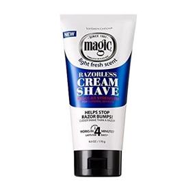 img 2 attached to Get a Smooth and Magical Shave with Magic Razorless Cream Shave Regular Strength - 6oz (177ml) - 3 Pack