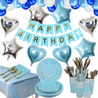 disposable birthday tableware tablecloth decoration logo