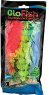 🌿 glofish plant aquarium decor: vibrant multi-color, 3-piece set логотип