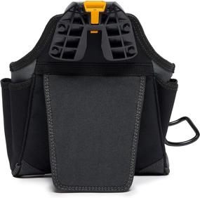 img 1 attached to 🔧 ToughBuilt Contractor Tool Pouch - Multi-Pocket Organizer, Heavy-Duty, Premium Quality, Long-Lasting - 23 Pockets, Hammer Loop (Patented ClipTech Hub & Work Belts) - TB-CT-01