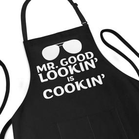 img 4 attached to Фартук "APRON DADDY" смешной фартук для мужчин.